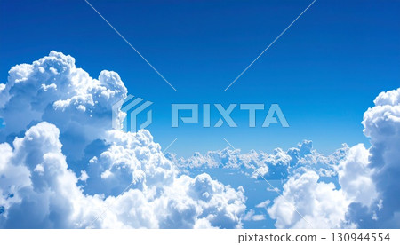 藍天和白色雲彩 130944554