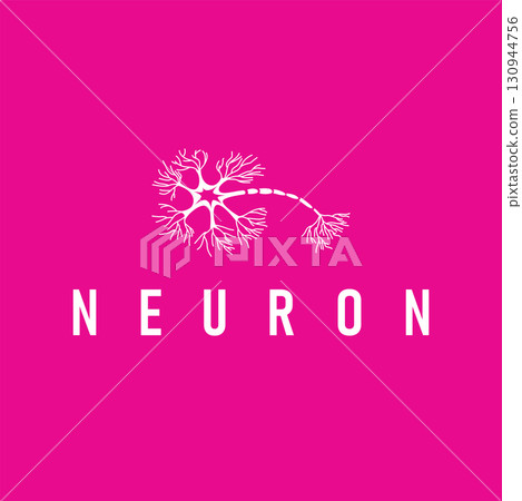 Neuron Logo, Neuron Nerve or Seaweed Vector Abstract Molecule Design, Template Illustration Neuron Logo, Neuron Nerve or Seaweed Vector Abstract Molecule Design, Template Illustration 130944756
