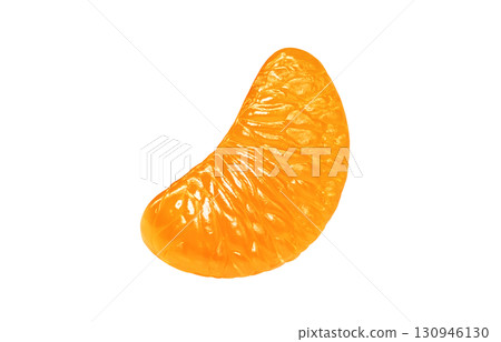 去皮橘子的逼真插圖 130946130