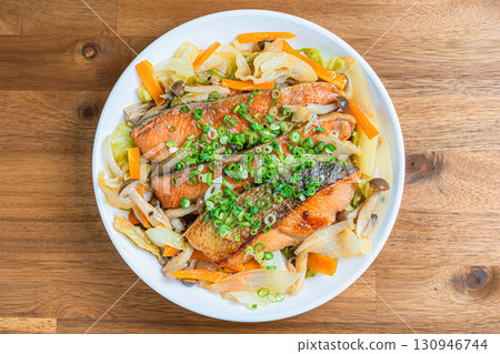 promptly-fried salmon 130946744