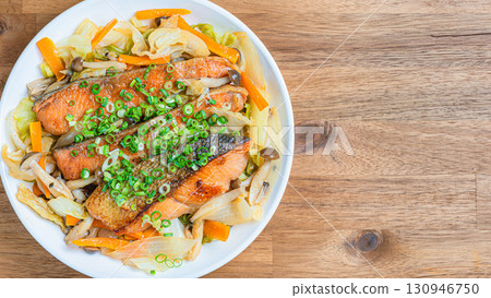 promptly-fried salmon 130946750