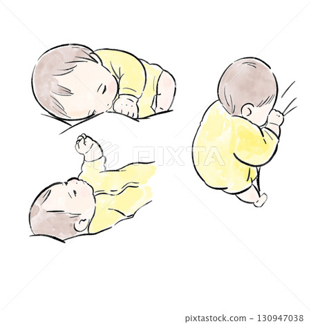 A mother holding a baby 130947038