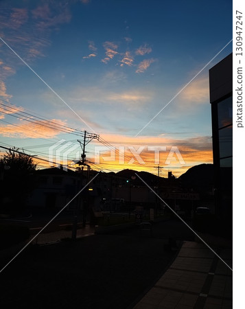 A sunset A sunset 130947247