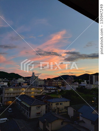 A sunset A sunset 130947249