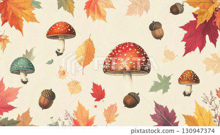 Autumn illustrations, Generative AI, AI images Autumn illustrations, Generative AI, AI images 130947374