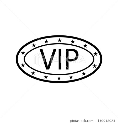 VIP icon vector for graphic design, logo, website, social media, mobile app, UI 130948023