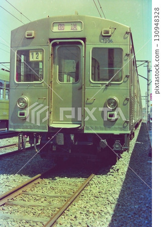 東急電鐵第一輛全不鏽鋼7000系車輛，7006號，1979年3月25日，鷺沼車庫 130948328