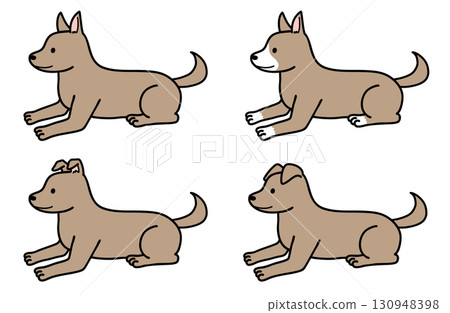 狗、救援犬、混種狗/棕色狗 130948398