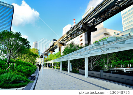 Blue Front Shibaura Pedestrian-only road Blue Front Shibaura Pedestrian-only road 130948735