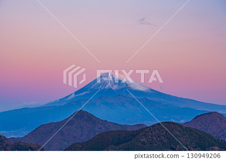 [靜岡縣]伊豆國、葛城山、富士山 - 牽牛花 130949206
