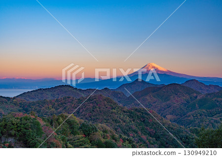 [靜岡縣]伊豆國、葛城山、富士山 - 牽牛花 130949210
