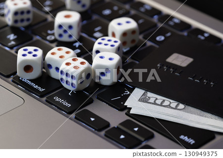 online gambling, betting and casino games in digital world 130949375