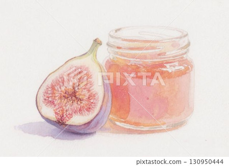 罐子裡的無花果醬AI插圖 130950444