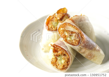 Peking duck photographed on a white background 130951752