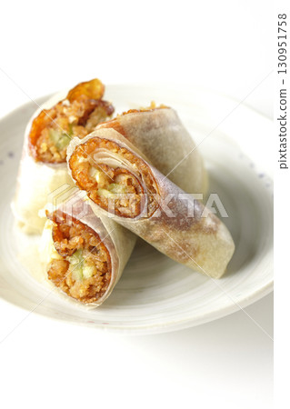 Peking duck photographed on a white background 130951758