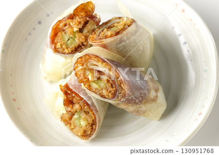 Peking duck photographed on a white background 130951768