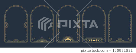 Vintage tarot frame borders Vintage tarot frame borders 130951851