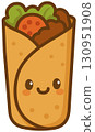 Kawaii Burrito 130951908