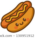 Kawaii Hot Dog 130951912