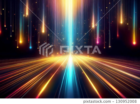 抽象背景與七彩燈光 130952008