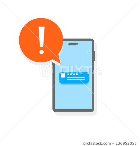 智慧型手機通知螢幕感嘆號 130952055