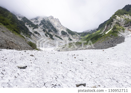 The Oyukikei route from Sarukura to Mt. Shirouma The Oyukikei route from Sarukura to Mt. Shirouma 130952711