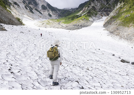 The Oyukikei route from Sarukura to Mt. Shirouma The Oyukikei route from Sarukura to Mt. Shirouma 130952713