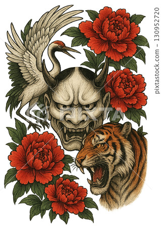 鶴虎守護般若 130952720