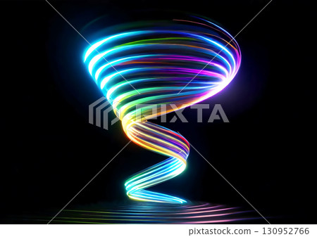 用五顏六色的光線旋轉的抽象背景 用五顏六色的光線旋轉的抽象背景 130952766