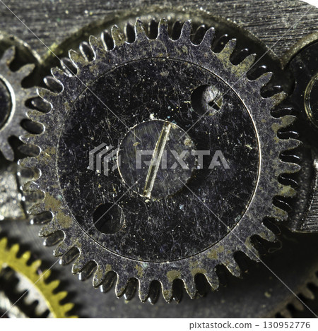 clockwork vintage mechanical watch, high resolution and detail clockwork vintage mechanical watch, high resolution and detail 130952776