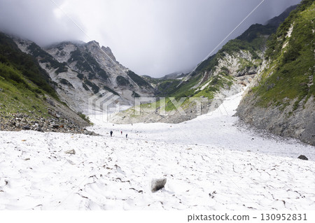 The Oyukikei route from Sarukura to Mt. Shirouma 130952831