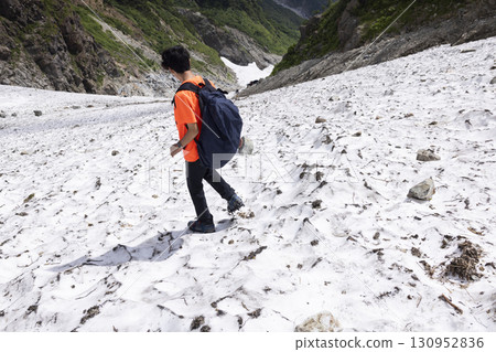The Oyukikei route from Sarukura to Mt. Shirouma 130952836