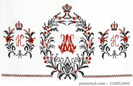 Ukrainian embroidery, folk arts and crafts 130952991