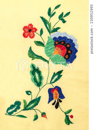 Ukrainian embroidery, folk arts and crafts 130952995