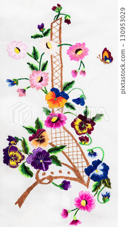 Ukrainian embroidery, folk arts and crafts Ukrainian embroidery, folk arts and crafts 130953029