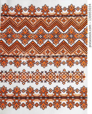 Ukrainian embroidery, folk arts and crafts Ukrainian embroidery, folk arts and crafts 130953034