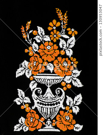 Ukrainian embroidery, folk arts and crafts Ukrainian embroidery, folk arts and crafts 130953047