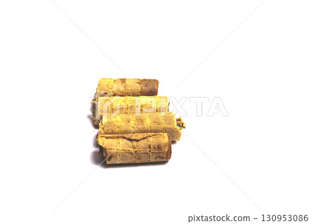 cookie isolated on white background. Sweet biscuits. cookie isolated on white background. Sweet biscuits. 130953086
