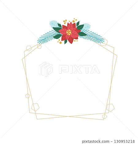 聖誕花圈向量圖 聖誕花圈向量圖 130953218