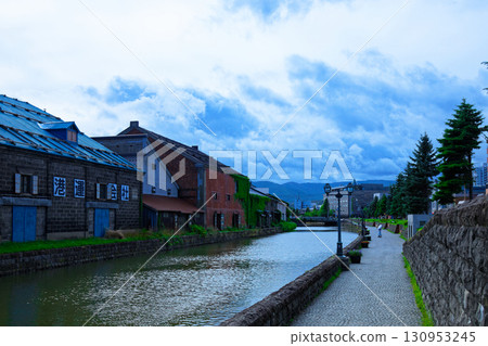 Warehouse district Otaru Canal 130953245