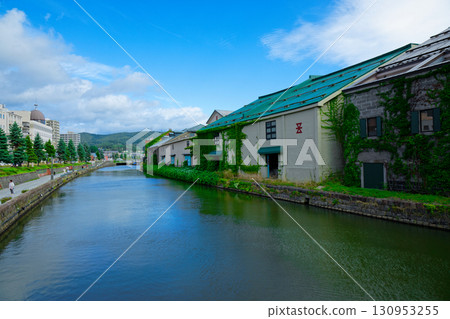 Warehouse district Otaru Canal Warehouse district Otaru Canal 130953255