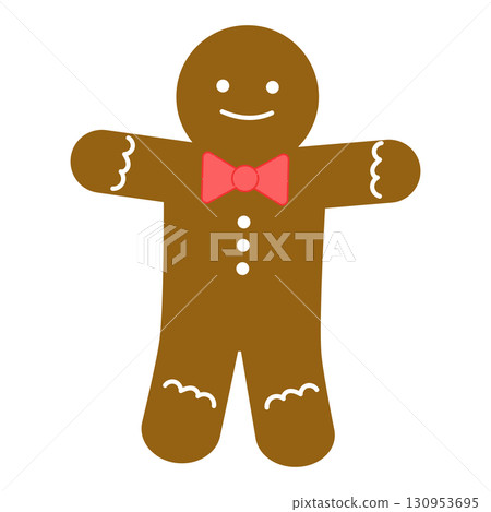 Gingerbread Cookies with Ribbon 130953695