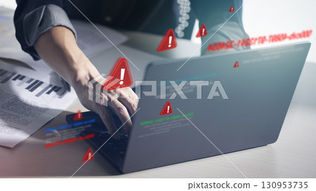 Cyber security and Data Protection Concept with User Authentication, Privacy, and Online Trust. 130953735