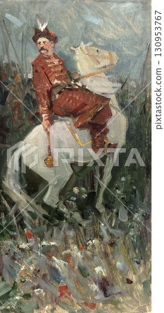 oil painting, portrait, handmade drawing oil painting, portrait, handmade drawing 130953767