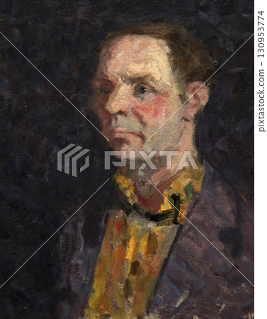 oil painting, portrait, handmade drawing oil painting, portrait, handmade drawing 130953774