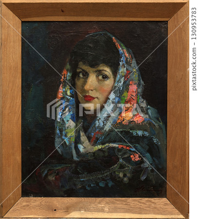 oil painting, portrait, handmade drawing 130953783