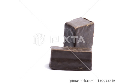 cookie isolated on white background.  Sweet biscuits.  130953816