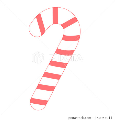 Candy Cane Icon Red Candy Cane Icon Red 130954011