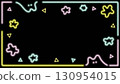 視訊串流背景：可愛的霓虹怪物圖案 130954015