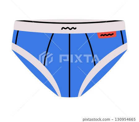 Man Briefs Underpants and Underwear Colorful Clothing Vector Illustration Man Briefs Underpants and Underwear Colorful Clothing Vector Illustration 130954665